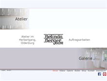Tablet Screenshot of belindaberger.de